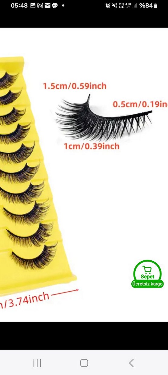 Takma Kirpik Seti - Görsel 4