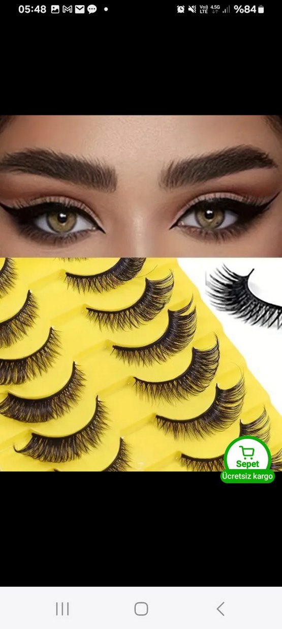Takma Kirpik Seti - Görsel 5