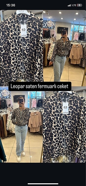 Saten ceket