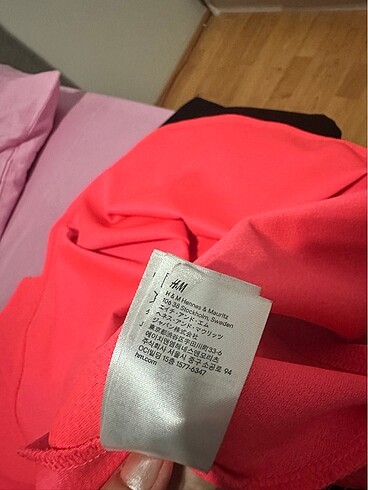 s Beden Neon pembe elbise