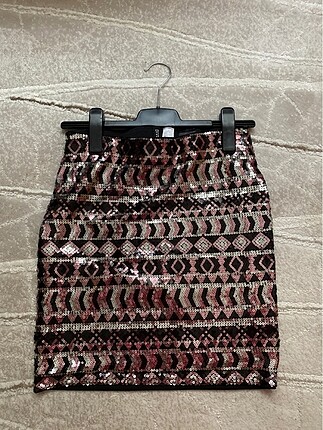 H&M Pul payet etek