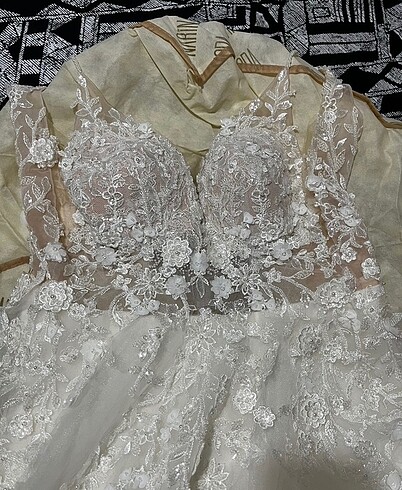 Helen Model Gelinlik Narin Moda