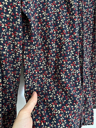 Zara desenli vintage gömlek