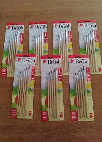 0 At Kılı Resim Fırçası 