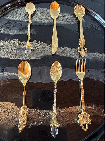  Beden Gold çay kaşığı