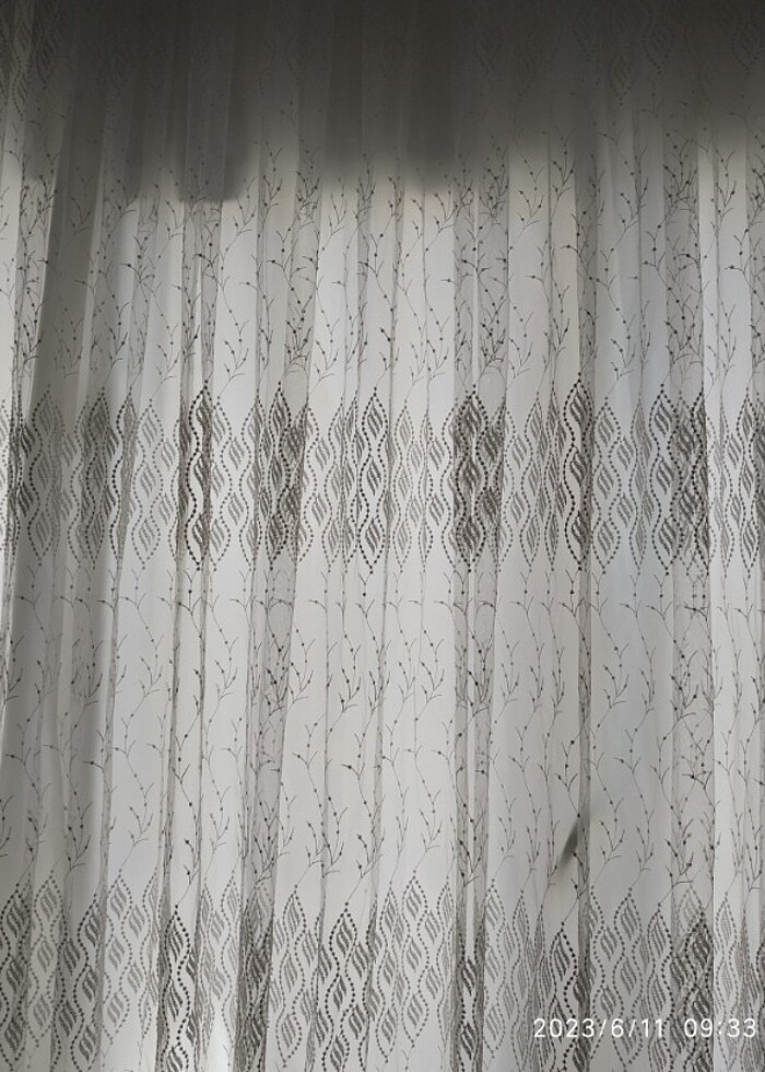 Sedece tül perde satılık tertemiz 3.50 metre - Görsel 4