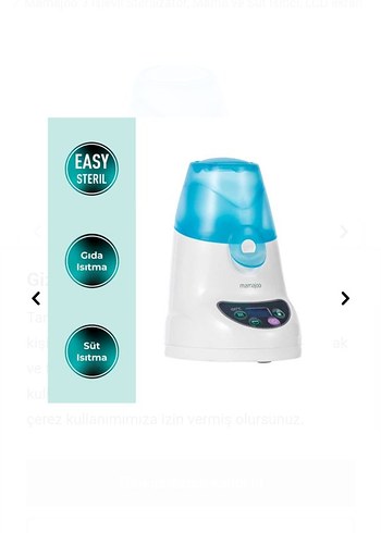 Mamajoo 3 İşlevli Sterilizatör ve Isıtıcı - Görsel 6