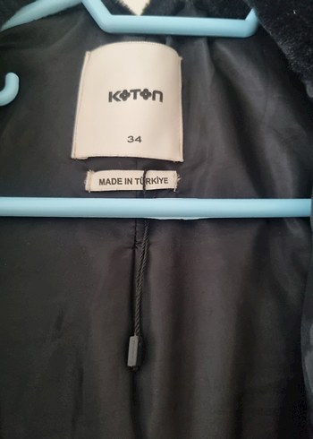 Siyah Kadın Kürk Detaylı Ceket - Görsel 4