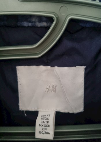 Düğmeli Mavi Kareli Kadın Kaban - Görsel 2