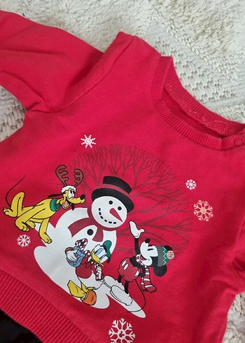 Kırmızı Baskılı Erkek Bebek Takımı - Görsel 2