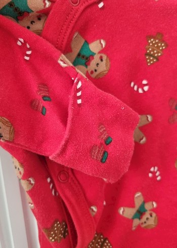 Kırmızı Baskılı Bebek Erkek Tulum - Görsel 2