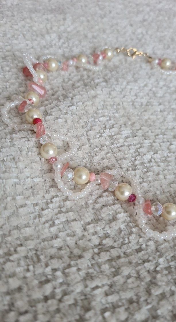 İnci Boncuklu Bohem Midi Kolye - Görsel 2