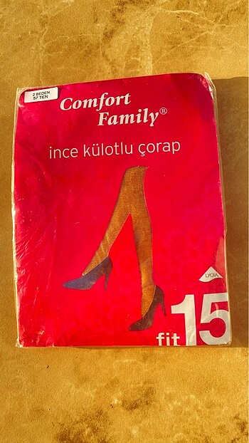 comfort family ince külotlu çorap fit15 57 ten çorap