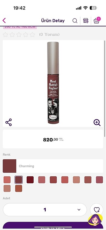 The balm meet matte charm tengi