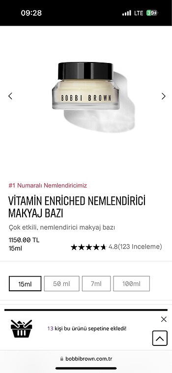  Beden Bobbi brown yüz ve göz makyaj bazı