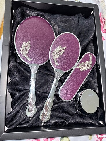 Çeyiz için Ayna tarak seti - Görsel 2