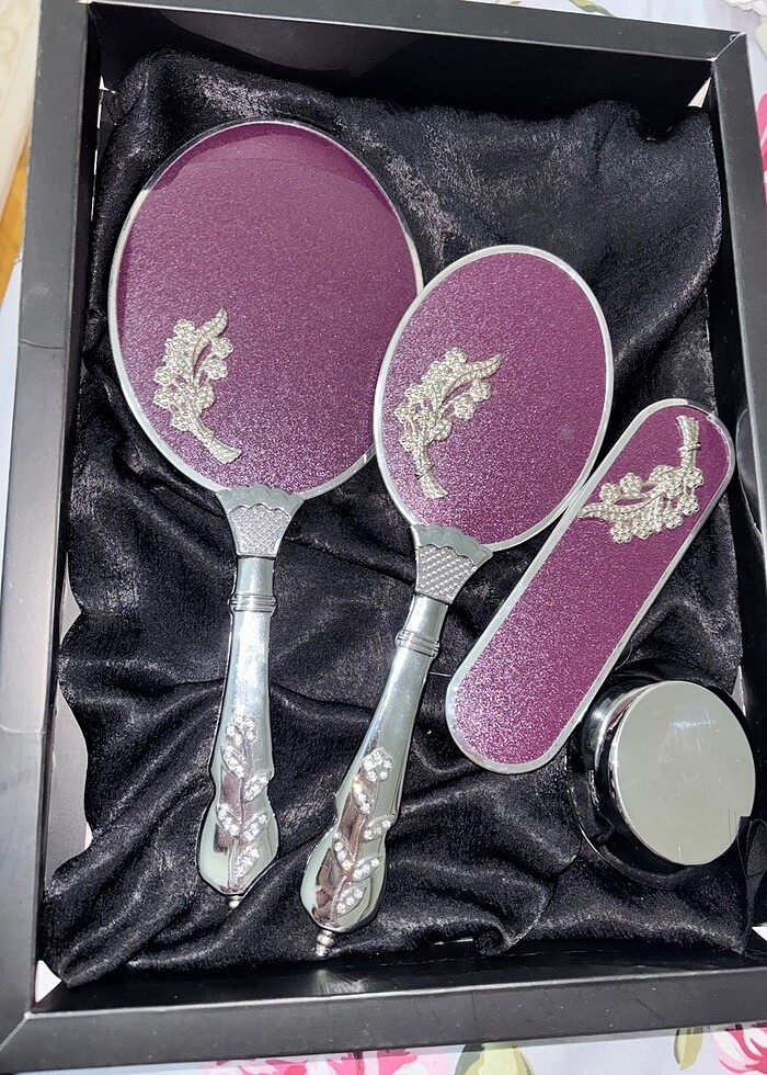 Çeyiz için Ayna tarak seti - Görsel 2