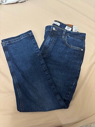 m Beden lacivert Renk Defacto straight fit kot pantolon
