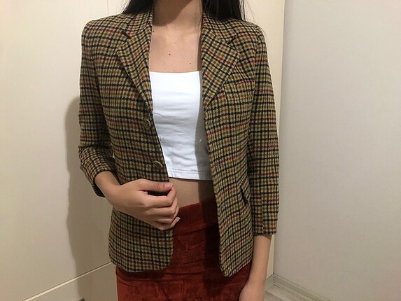 Kısa kol blazer