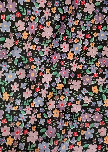 h&m 3-4 yaş Çiçek Desenli Kapüşonlu Kız Yağmurluk - Görsel 7