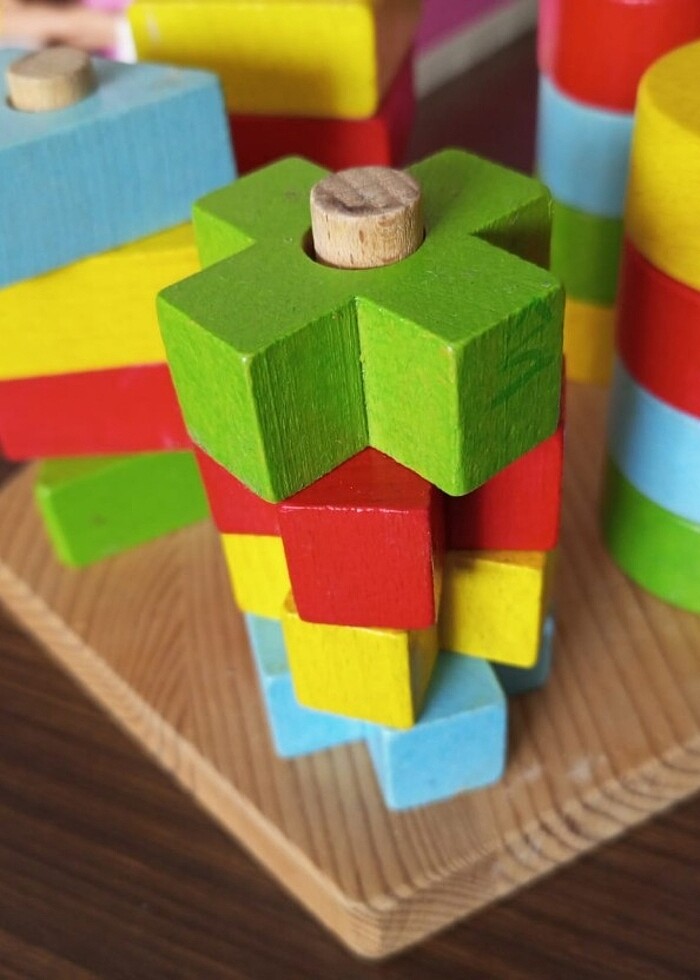 Ahşap eğitici oyuncak  - Görsel 2