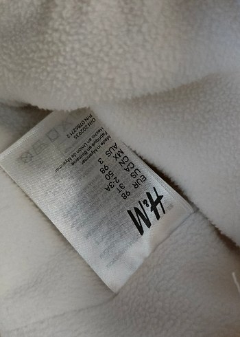 2-3 Yaş, 20 cm Beden beyaz Renk 2-3 yaş h&m Beyaz Çocuk Örgü Bere