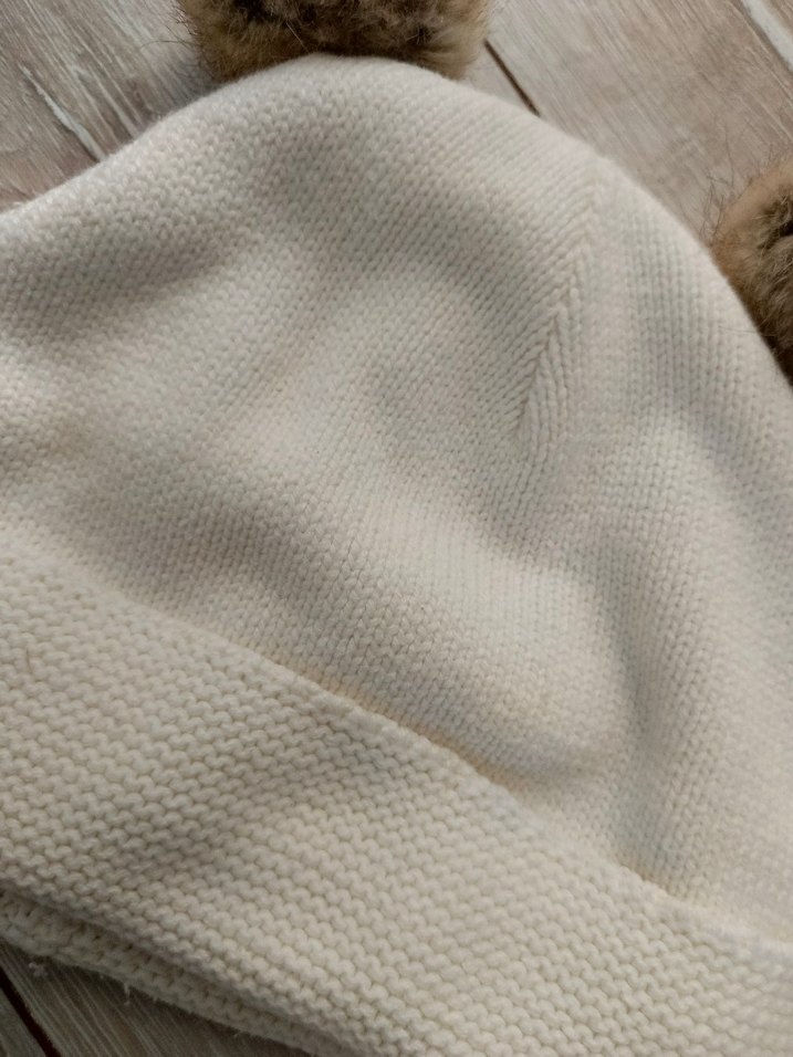 2-3 yaş h&m Beyaz Çocuk Örgü Bere - Görsel 3