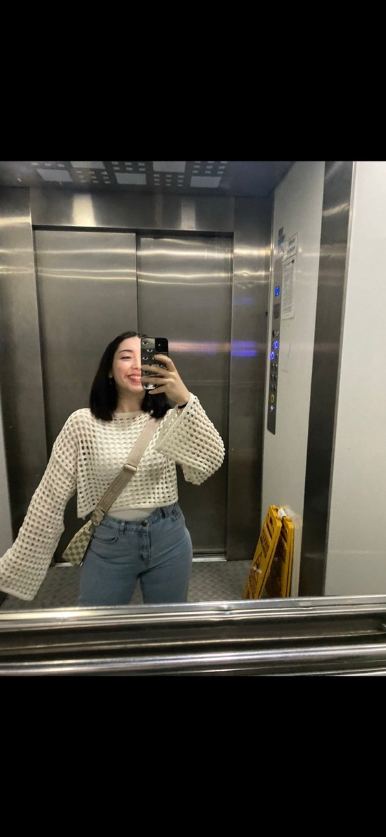 Beyaz  Örgü Kazak - Görsel 2