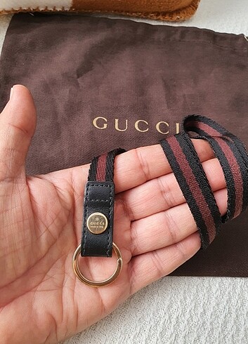 Gucci kimlik boyun askı ipi anahtarlık 