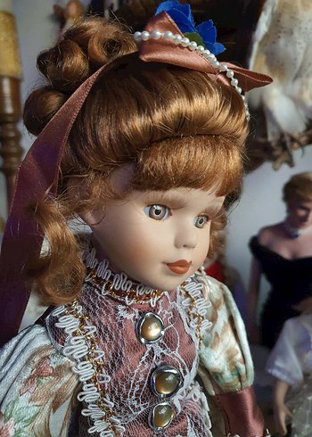 Beden vintage porselen bebek