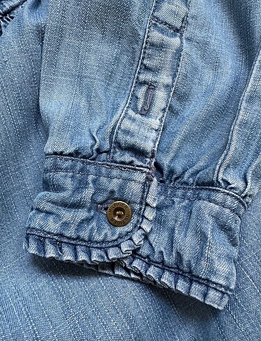 11-12 Yaş Beden mavi Renk Tommy Hilfiger çocuk elbise