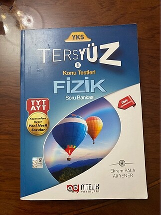 Nitelik yayınları yks tersyüz fizik soru bankası