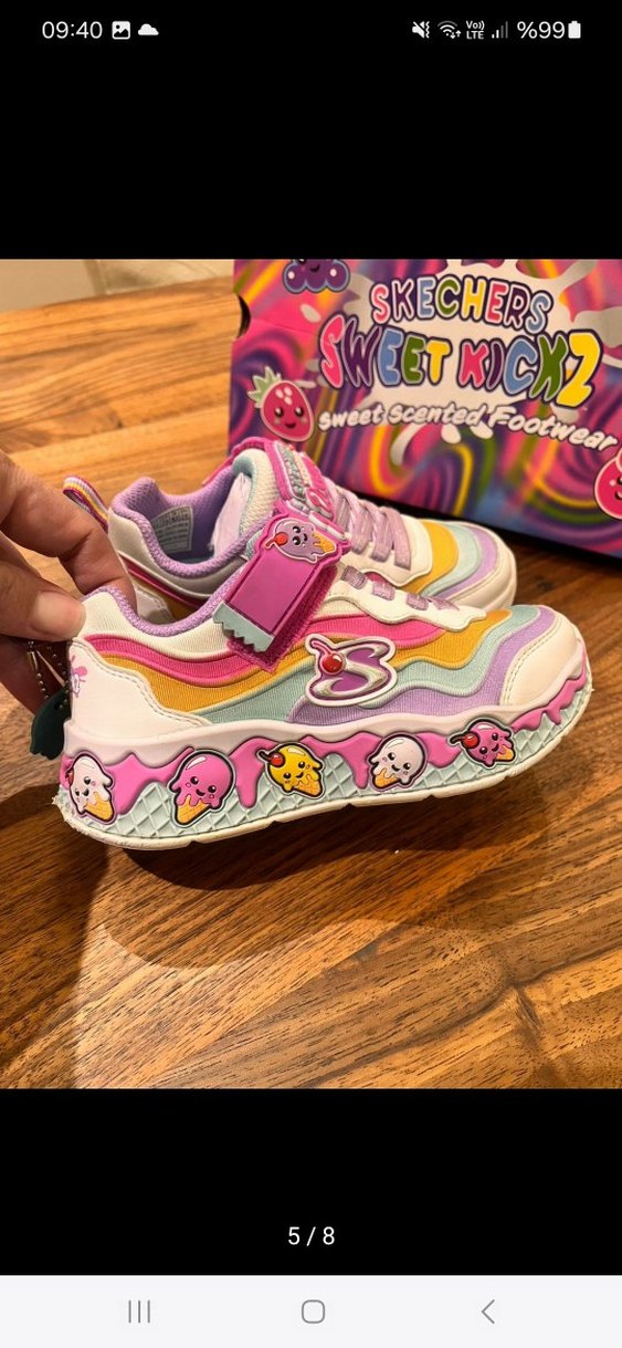 Skechers Kız Çocuk dondurma.kokulu - Görsel 5