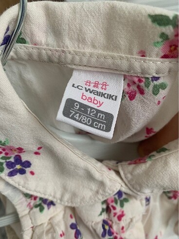 9-12 Ay Beden çeşitli Renk LC WAIKIKI 9-12 AY KIZ BEBEK GÖMLEK
