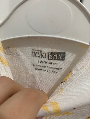 HelloBaby Hello baby 3-6 ay kız bebek tulum