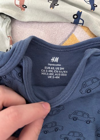 Uzun Kollu Erkek Bebek Body 2'li Set - Görsel 3