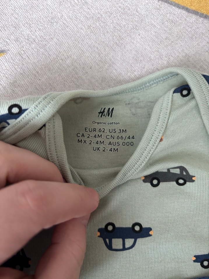 Uzun Kollu Erkek Bebek Body 2'li Set - Görsel 2