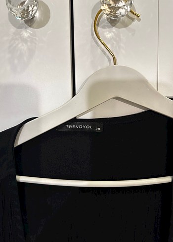 Siyah Uzun Kollu Midi Keten Hırka - Görsel 3