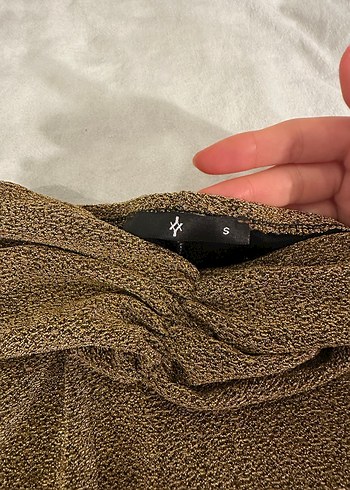 Parlak Yılan Desenli Uzun Abiye Elbise - Görsel 5