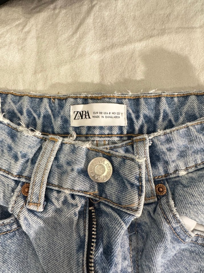 Kadın Gri Denim Midi Boy Rahat Kesim Jean - Görsel 4