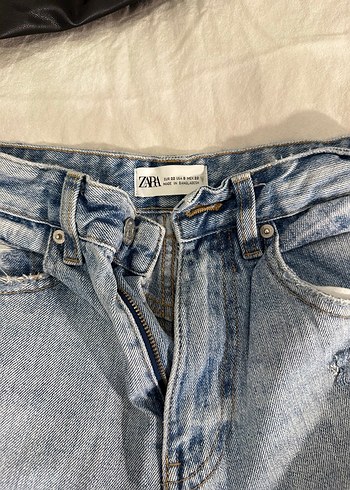 Yırtık Detaylı Salaş Midi Kot Pantolon - Görsel 2