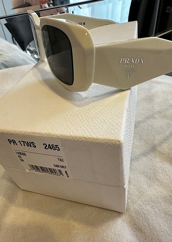 Prada Symbole Beyaz Güneş Gözlüğü - Görsel 3