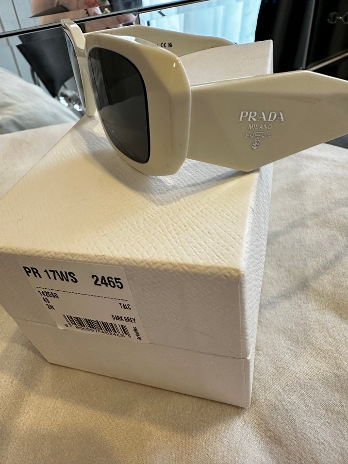 Prada Symbole Beyaz Güneş Gözlüğü - Görsel 3