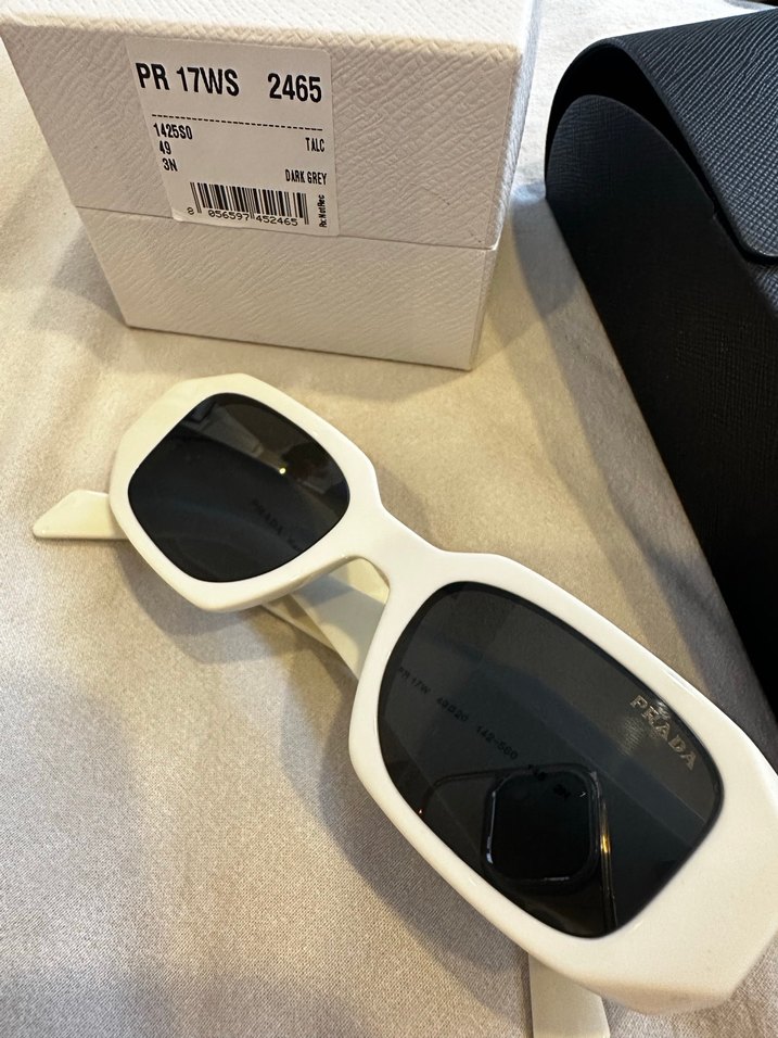 Prada Symbole Beyaz Güneş Gözlüğü - Görsel 4