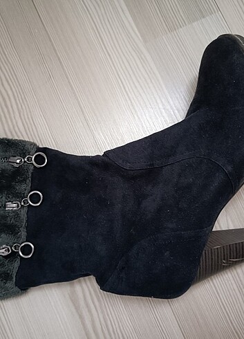 39 Beden lacivert Renk 39 numara kışlık topuklu ayakkabı