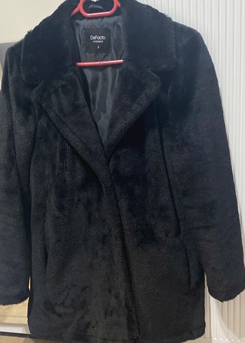 Siyah Kadın Midi Boy Kürk - Görsel 2