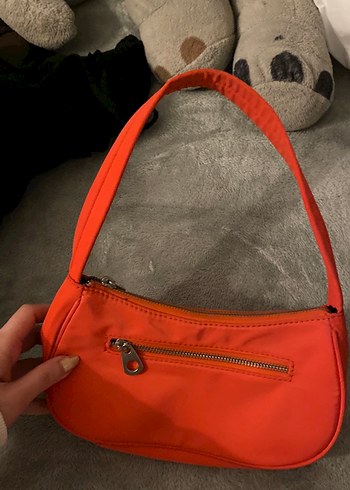 Kırmızı Fermuarlı Minimalist Kadın Çanta - Görsel 2