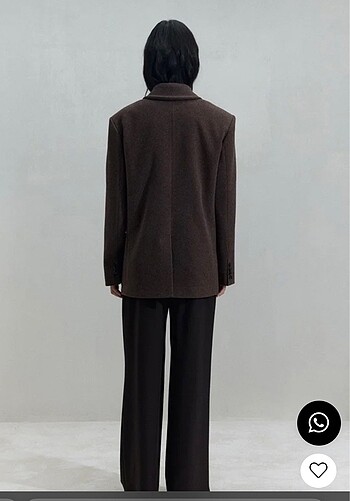 36 Beden kahverengi Renk Blazer ceket