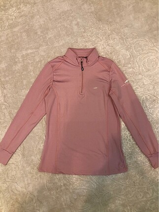 Pembe spor sweat