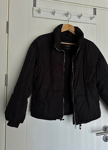 xs Beden PULL AND BEAR SIYAH SISME MONT